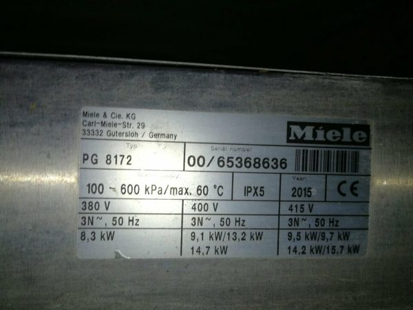 Miele Hauben-Spülmaschine Professional PG 8172, gebraucht